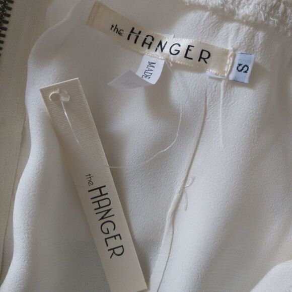 Y2K Ruffled Crop Top Cami Vanilla White Adjustable Spaghetti Straps Zipper Back. - Picture 11 of 16